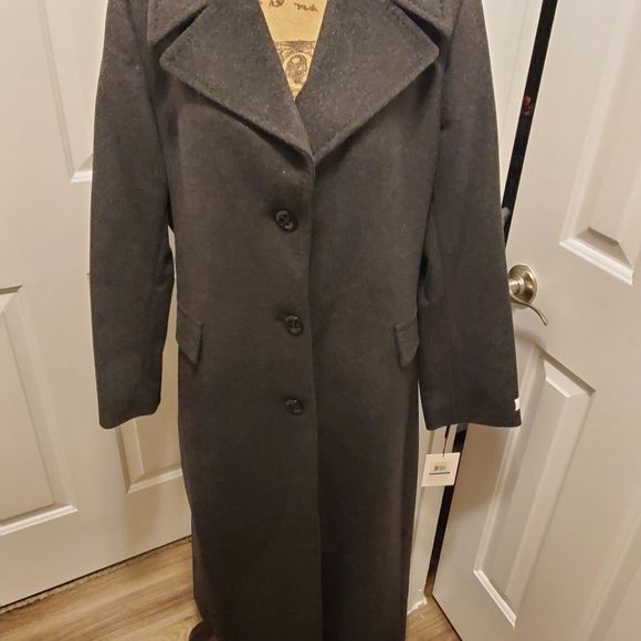 Calvin klein grey notched collar wool‎ walking coat plus size 16 new!!! - Picture 4 of 6